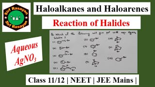 Haloalkanes and Haloarenes  Reaction of Halides  01 [upl. by Teriann]