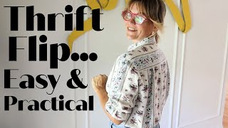 Quick and Easy way to make a long sleeve shirt into a short sleeved shirt [upl. by Jacobs103]