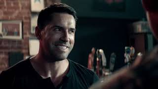 Scott Adkins Bar Fight Scene Debt Collectors 2020 [upl. by Nalniuq]