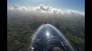 AutoGyro Calidus over UK patchwork landscape [upl. by Ivad]