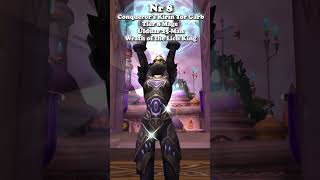 8  Top 20 Transmog Sets  20 Years of World of Warcraft [upl. by Norit]