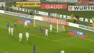 Fiorentina  Roma 30 Highlights Sky Sport 4122011 [upl. by Culberson768]