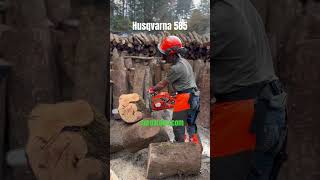 Motosega husqvarna 585 new generation chainsaw chainsaw husqvarna tools cutting woodworking [upl. by Nirat]