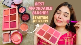 Best Affordable Blushes For Indian Skin Tone Starting At Rs179  Top Blushes In India 2022 [upl. by Subocaj]