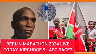 BERLIN MARATHON 2024 LIVE  ELIUD KIPCHOGE MESSAGE AHEAD OF THE RACE [upl. by Ybreh]