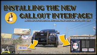 All New Callout Interface  In Depth Install and Showcase  Must Have Mod  gtav  lspdfr [upl. by Jammal32]