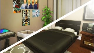 TEENAGE BOYS ROOM No CC  THE SIMS 4  CARTERS ROOM RENO [upl. by Yamauchi701]