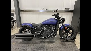 2023 Indian Scout Bobber Sixty Spirit Blue Smoke [upl. by Selokcin]