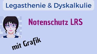 Legasthenie und Dyskalkulie Notenschutz LRS [upl. by Pressey]