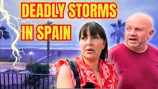 DEVASTATING RAIN STORMS HALT OUR VANLIFE TRAVELS IN SPAIN [upl. by Lavinie]