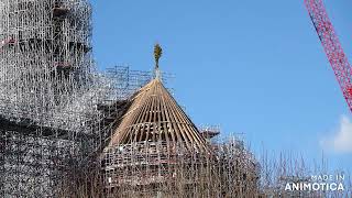 NOTRE DAME état du chantier le 15 janvier 2024 [upl. by Eelloh]