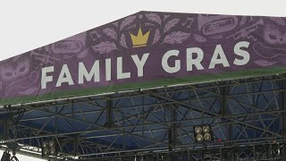 Krewe of Madhatters push parade to Sunday others Saturday parades watching weather [upl. by Wilmer876]