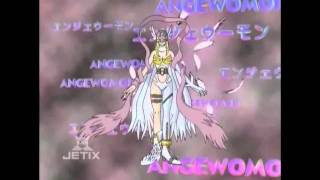 Gatomon Digivolves to Angewomon and Destroys Myotismon HD [upl. by Addia]