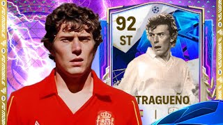 FC MOBILE 92 RATED EMILIO BUTRAGUEÑO UCL EVENT ICON GAMEPLAY REVIEW IS HE A BEST ST IN GAME [upl. by Naryb]