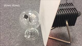 Crookes Radiometer in action NCPQ [upl. by Notxap854]