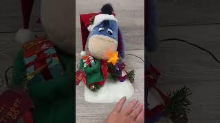 Telco Winnie the Pooh Animated EEYORE Christmas Figure Light [upl. by Yale705]