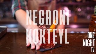 OneNight Kokteyl  Negroni Kokteyl Tarifi [upl. by Cilurzo]