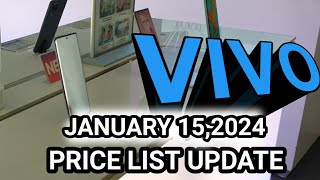 VIVO PRICES UPDATE VIVO Y02TY17sY36Y365GY27V29e 5GV29 5G [upl. by Yelahc]