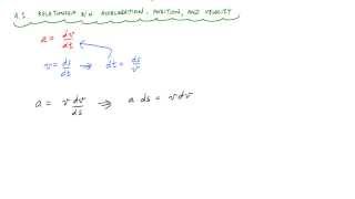 Acceleration Cases in 1D Kinematics  Engineering Dynamics [upl. by Lorrad]