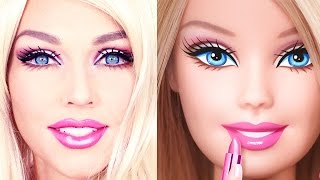 Barbie Doll MakeUp Transformation [upl. by Alisen]