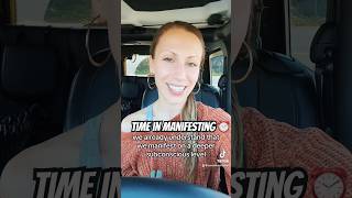 Stop being afraid of Time ⏰ your manifestation… loa [upl. by Wie]