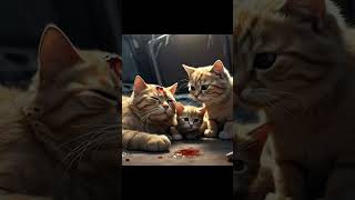 Cat family car accident story meetmycatstv cuteanimals meowingtv cutepets catshorts kitten [upl. by Etteniuq184]