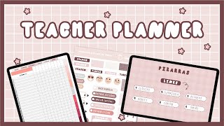 AGENDA Y CUADERNO DEL PROFESOR DIGITAL Teacher Planner🍑  HardPeach [upl. by Abil186]