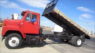 1981 International S2200 flatbed truck for sale  sold at auction April 10 2014 [upl. by Maddis]