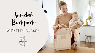 Wickelrucksack Vividal  Trendiger und kompakter Wickelrucksack mit reichlich Stauraum  LÄSSIG [upl. by Yecniuq]