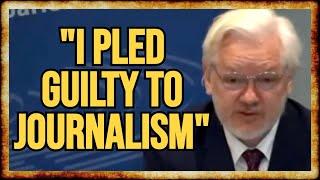 Julian Assange SPEAKS OUT as FREE MAN quotI Pled Guilty To JOURNALISMquot [upl. by Daile]