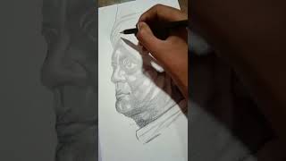 Sketch of Swami vivekananda 😊❤️ brustro drawing sketch swamivivekananda shorts viral [upl. by Newbold]