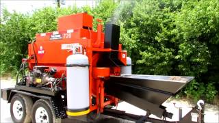 Portable Asphalt Recycler Patchman 720 Road Maintenance [upl. by Yuh]