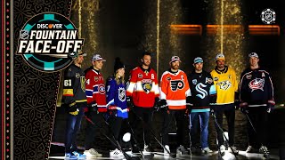 2022 Discover NHL Fountain FaceOff  2022 NHL AllStar Skills Competition [upl. by Aniaj487]