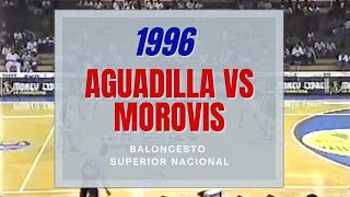 Los Tiburones rumbo al Clemente para convertirse en Cangrejeros Aguadilla vs Morovis 1996 BSN [upl. by Nibbs]