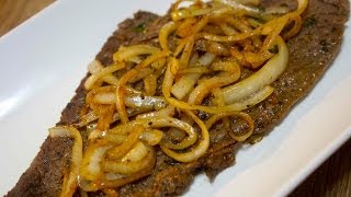 Bistec Encebollado  Cuban Steak and Onions  Cooked by Julie Episode 119 [upl. by Ruffi]