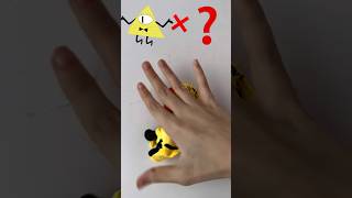 Bill Cipher❌❓😶‍🌫️🧥shots gravityfalls billcipher airdryclay satisfying ytshorts art art [upl. by Namie]