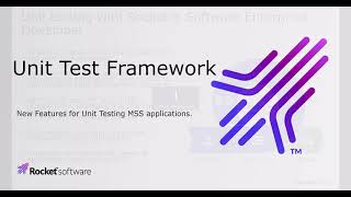 Unit Test Framework in Enterprise Developer [upl. by Amre]