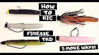 How to Rig the ZMan Finesse TRD 5 MORE Better Ways Bass Fishing  HOW TO RIG IT  The Ned Rig [upl. by Aivax603]