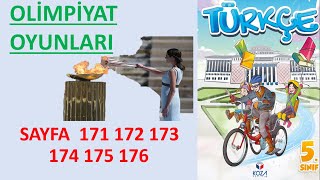 OLİMPİYAT OYUNLARI 5SINIF TÜRKÇE SAYFA 171 172 173 174 175 176 [upl. by Ailliw]