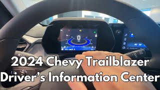 2024 CHEVY TRAILBLAZER DRIVERS INFORMATION CENTER amp INFOTAINMENT  TUTORIAL amp REFERENCE GUIDE [upl. by Hunsinger]