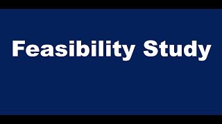 What is a Feasibility Study [upl. by Aleen]