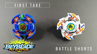 FIRST TAKE  Dranzer V2 vs Dragoon V2  Bakuten Shoot Remake  Beyblade Burst [upl. by Burkhart]