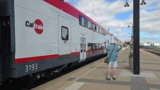 Caltrain Local 229 at Santa Clara Station FT Stadler Kiss EMU Trainset caltrain [upl. by Eberhard]