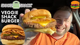 Shake Shack NEW Veggie Shack Burger  Review [upl. by Bakeman476]