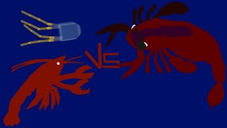 Pterygotus vs Lobster vs box jellyfish DCBA [upl. by Anerys]