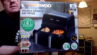 DAEWOO Double Drawer Air Fryer  Quick basic operations Video [upl. by Arjan548]