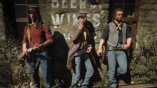 RDR2 Lemoyne Raiders Outfits and Models Red Dead Redemption 2 [upl. by Savannah]