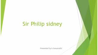 Sir Philip sidney in Tamil [upl. by Sallyann546]