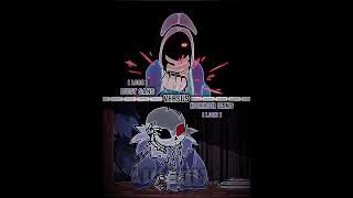 Collab with ThatPerson0907  Battles  Undertale AU  Dust Sans vs Horror Sans shorts [upl. by Leicam233]