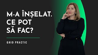 Ma înșelat Ce pot să fac [upl. by Oniger658]